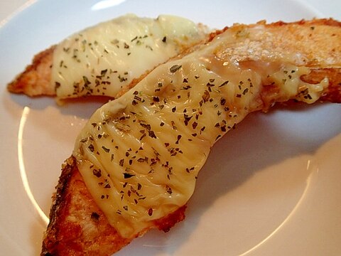 ❤鮭のバジルチーズ焼き❤